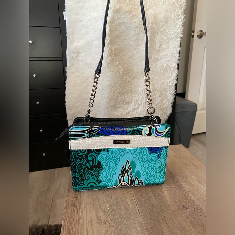 MICHE Petite Small Black Base Bag with Chain Strap Purse and Jaz shell